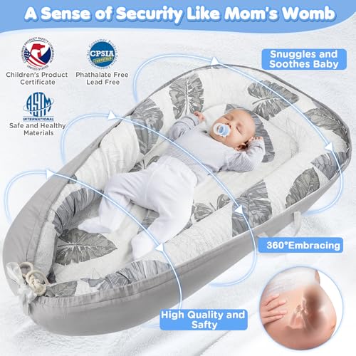 URMYWO Baby Lounger For Newborn & 0-24 Months